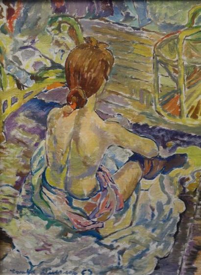 D'après Henri de TOULOUSE-LAUTREC (1864-1901).


NIELSEN...