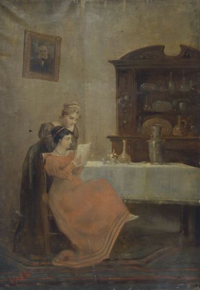 Ecole de la seconde moitié du XIXème siècle


Deux...