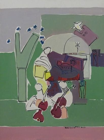 NAFIR (1929 -) 
Muzica. 

Huile sur toile...