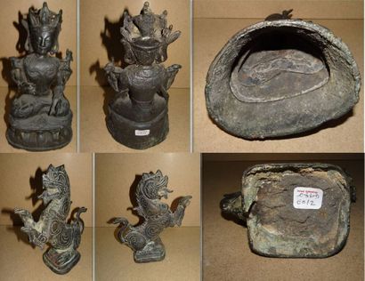 CHINE, XIXème-XXème siècles
Bouddha assis...