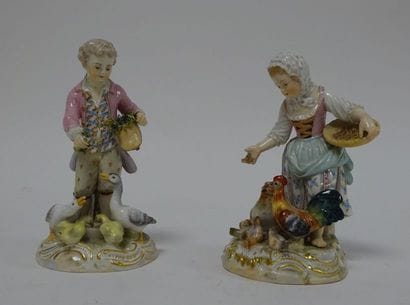 MEISSEN


Deux sujets en porcelaine émaillée...