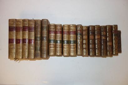 Lot de volumes des XVIII et XIXème siècles...