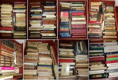 8 mannettes de livres divers.

Accidents...
