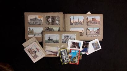 Album de cartes postales anciennes et modernes...