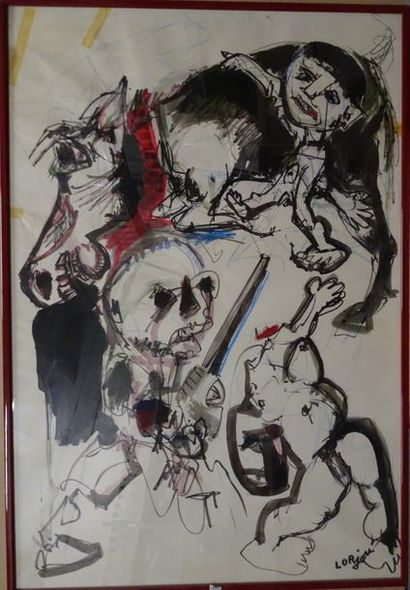 Bernard LORJOU (1908-1986)


Tête de mort...