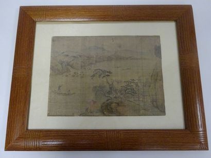 CHINE


Paysage lacustre animé. 

Encre rehaussée...