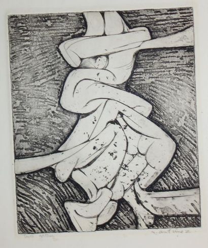 NEMESIO ANTUNEZ (1918-1993)


Two Gether.

Eau-forte...