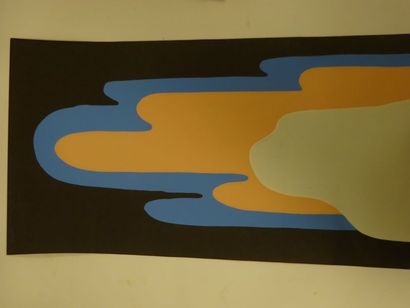 CLAUDE GILLI (1938-2015)


Coulées bleu,...