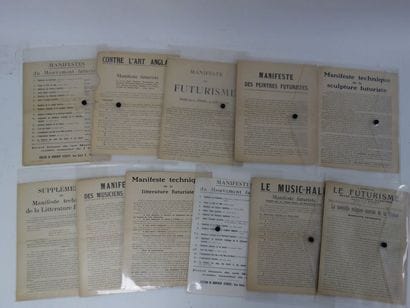 FUTURISME

Manifestes du Mouvement… 

Réunion...