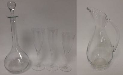 BACCARAT, modèle Dom Pérignon
Partie de service...