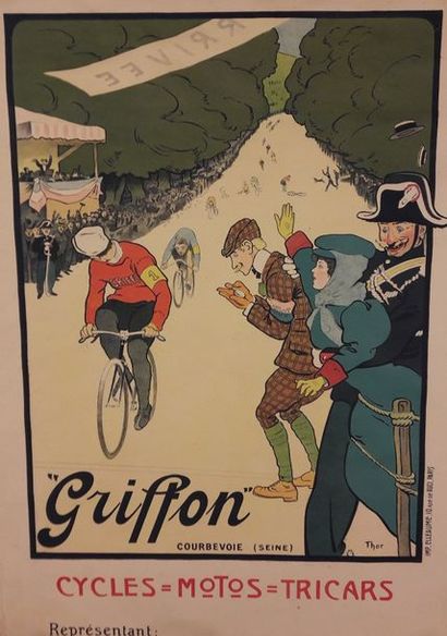 D'après Walter THOR (1870-1929) 


Griffon...