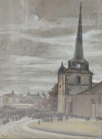 Jean PESKÉ (1870-1949)


La sortie de l'église....