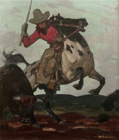 HENRI DELUERMOZ (1876-1943)


Cowboy à cheval...