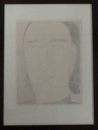 Lot de quatre tableaux comprenant : 

- Henry...