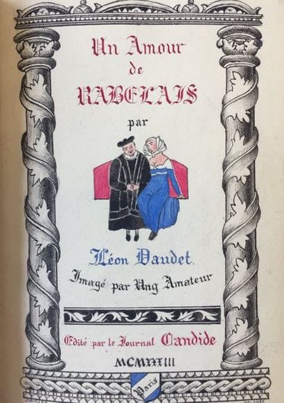 [J. GIRARD] - Léon DAUDET.

Un amour de Rabelais.

Imagé...