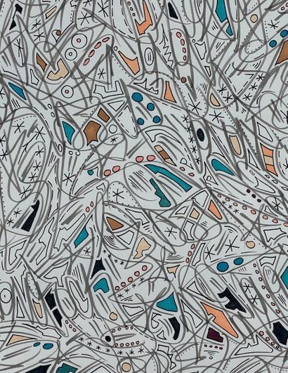 JONONE (1963)
Sans titre, 2009.
Mine de plomb,...