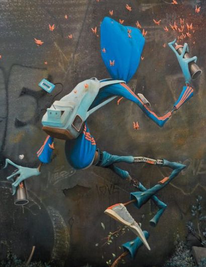 MAYE (1990)
Enraciné, 2018.
Acrylique sur...