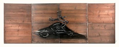 ROA (1975)
Sans titre, 2010.
Peinture aérosol...