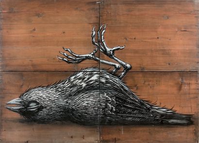 ROA (1975)
Sans titre, 2010.
Peinture aérosol...