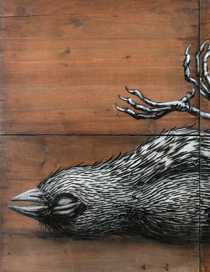 ROA (1975)
Sans titre, 2010.
Peinture aérosol...