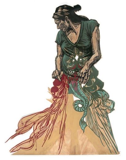 SWOON (1977)
Zahra, 2017.
Gravure originale...