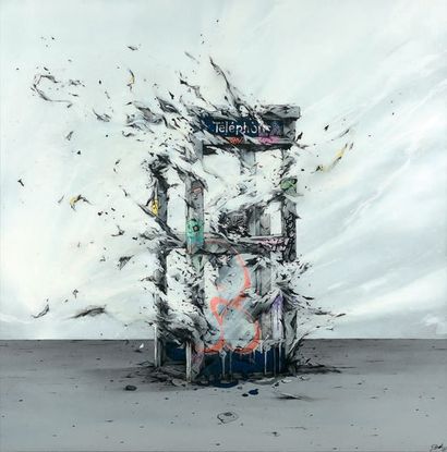 BRUSK (1976)
Reliquiae, 2015.
Peinture aérosol,...