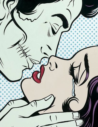 D*FACE (1978)
Kiss the Death, 2018.
Peinture...