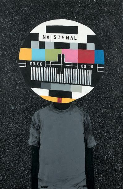 DRAN (1979)
No Signal, 2015.
Peinture aérosol...