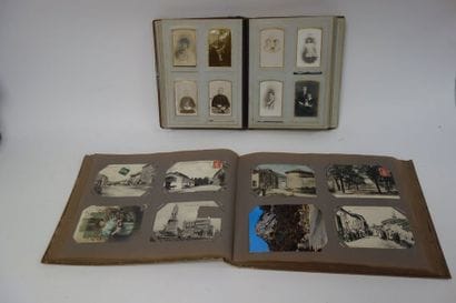 Album de cartes postales de paysages, villes...
