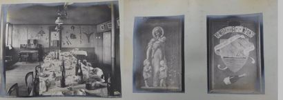 Album de photographies des peintures du réfectoire...
