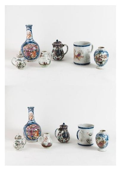 CHINE, Compagnie des Indes - Epoque QIANLONG...
