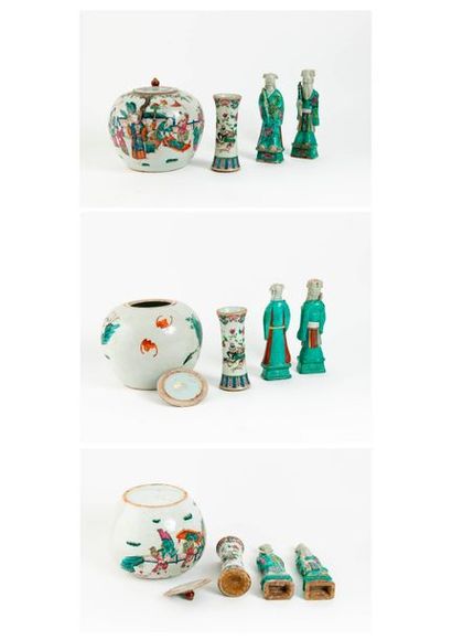 CHINE, XIXème-XXème siècle


Quatre pièces...