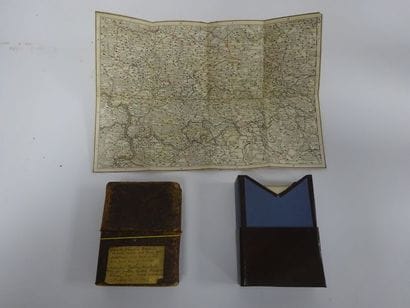 Ensemble de 12 cartes de la Guerre du Rhin...