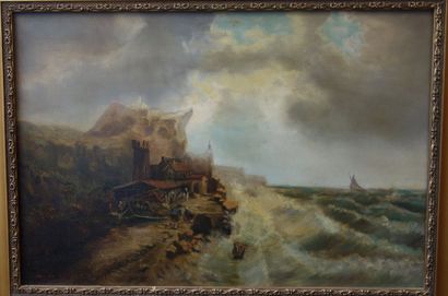 Ecole de la seconde moitié du XIXème siècle


Tempête...