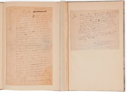 Paul VERLAINE (1844-1896). Ecrivain poète.

Manuscrit...