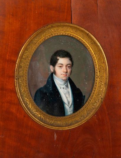 Portrait de jeune homme à l'épingle de cravate.

Miniature...