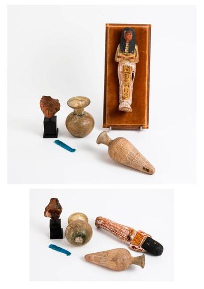 EGYPTE, style Basse Epoque

Oushebti en bois...