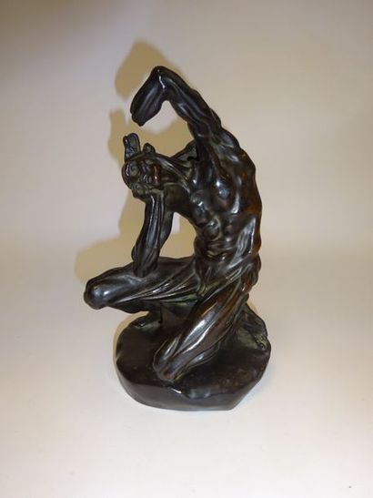 Ecorché dit de Michel Ange.

Epreuve en bronze...