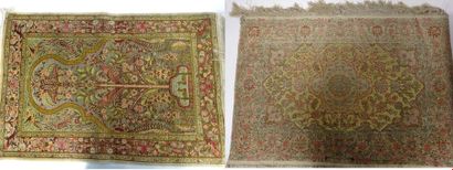 IRAN


Deux tapis en laine, soie et fils...
