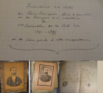 
Lot de documents notariés (grosses) du XVIème...