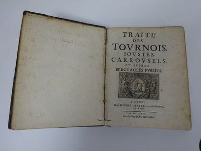 MENESTRIER


Traité des tournois, joustes,...