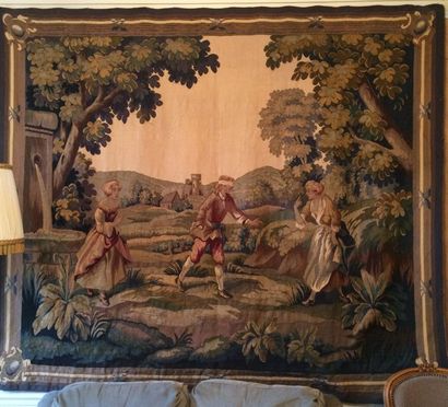 Dans le goût d'Aubusson, début du XXème siècle


Scène...