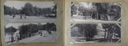Album de cartes postales panoramiques représentant...