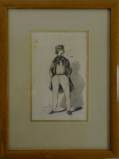 GAVARNI Paul (1804-1866)


Personnage fumant....