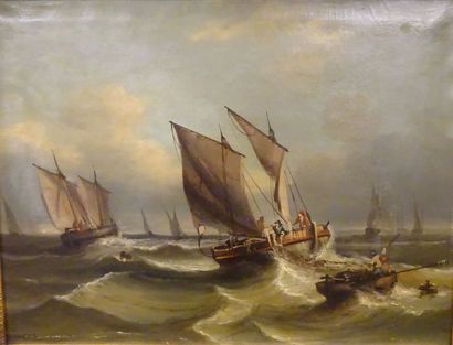 Suiveur de Paul HUET (1803-1869) 


Pêche...