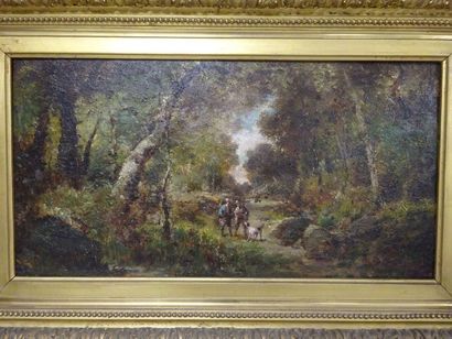 École de la fin du XIXème siècle


La chasse.

Huile...