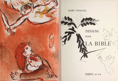CHAGALL (Marc)
Dessins pour la Bible. Paris....