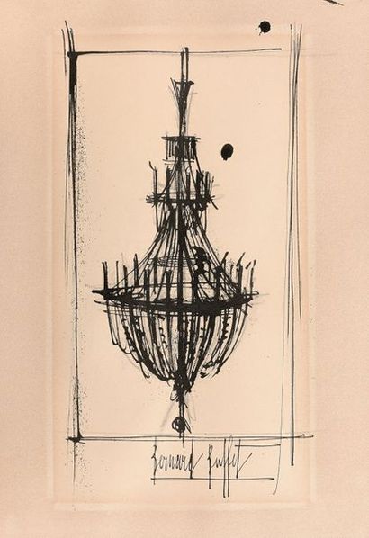 Bernard BUFFET (1928-1999)
Lustre.
Mine de...