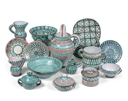 Robert PICAULT (1919-2000)
Lot en céramique...