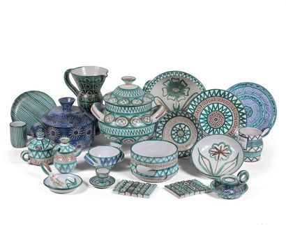 Robert PICAULT (1919-2000)
Lot en céramique...